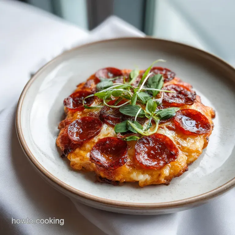 Golden melted cheese in a rustic skillet, served with toasted garlic bread and fresh herbs on a wooden board.