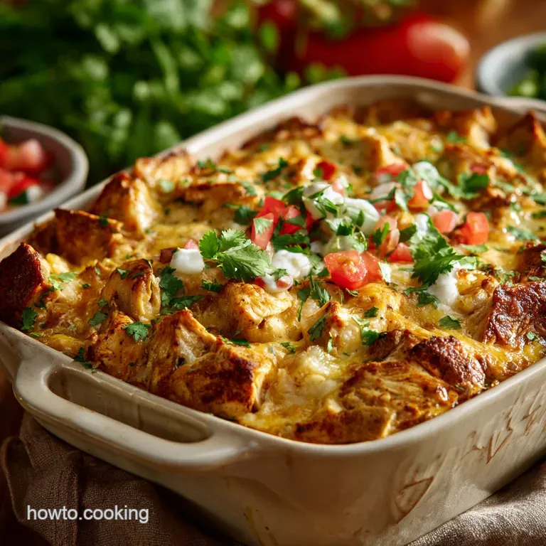 The Ultimate Creamy Southwest Chicken Casserole presentation