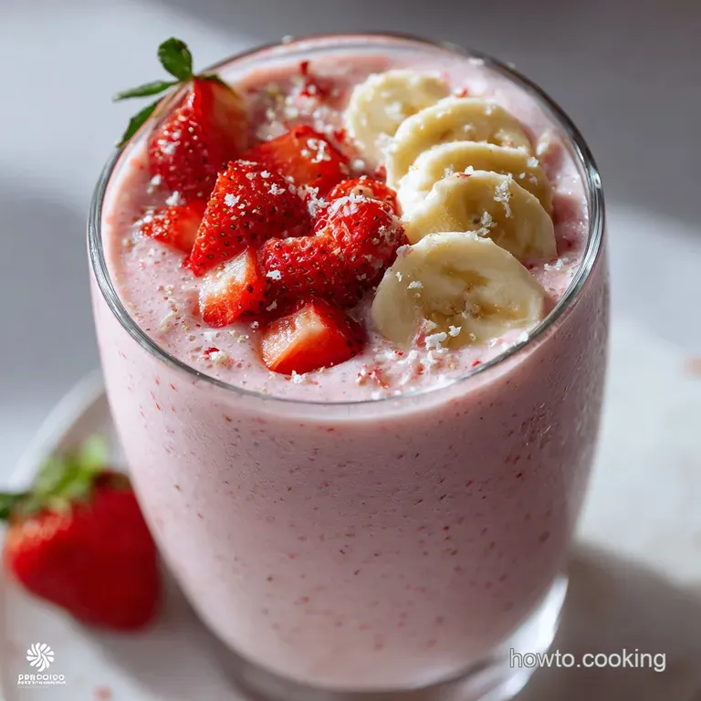 Strawberry and Banana Smoothie: The Creamy Classic