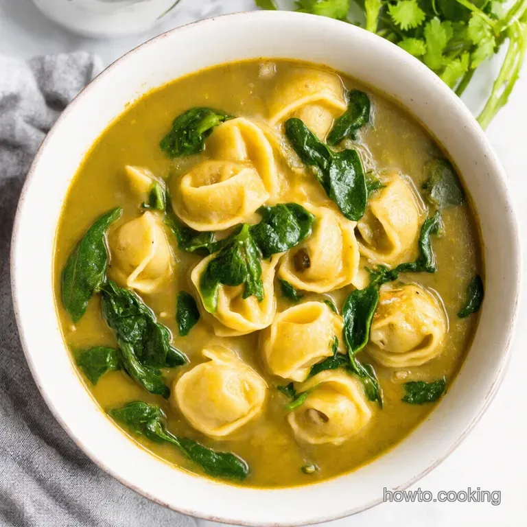 Creamy Tuscan Spinach Tortellini Soup Ready in 30