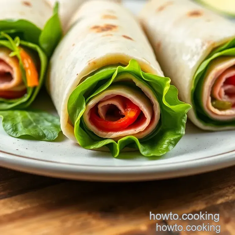 Creative Lunch Meat Roll-Ups presentation