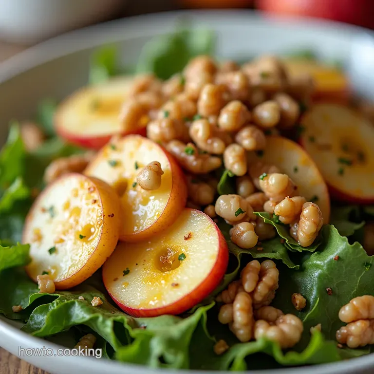 The Orchard Keepers Delight Crisp Honeycrisp Apple Salad with Toasted Walnuts and MapleDijon Vinaigrette