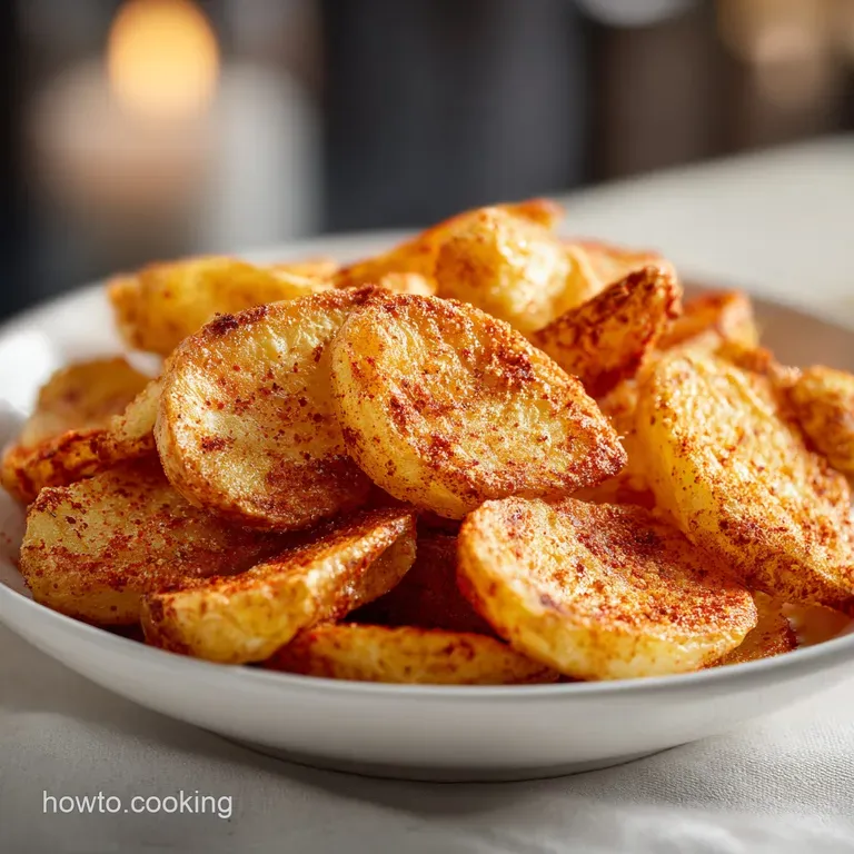 Neatly stacked roasted potato rounds topped with a dollop of sour cream and chives on a sleek white ceramic plate.