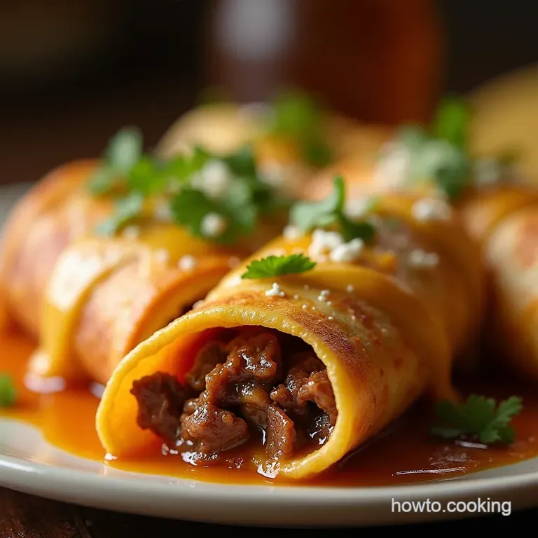 Proper Crispy Comfort Restaurantstyle Beef and Monterey Jack Chimichangas presentation