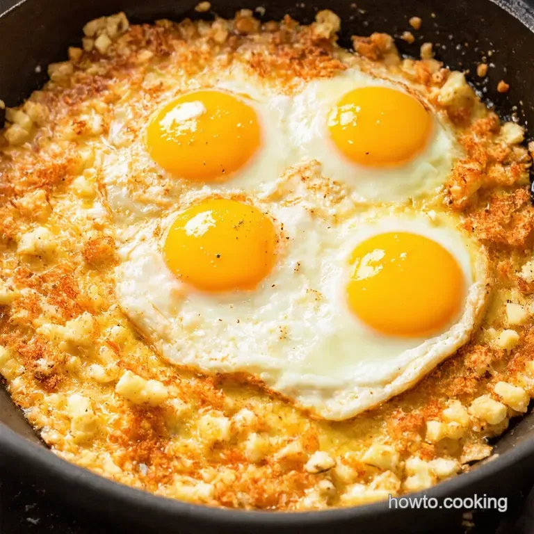 Crispy Feta Nest Eggs presentation