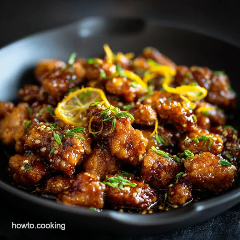 Healthy Orange Chicken Ovencrisped Guiltfree Takeaway Dinner presentation