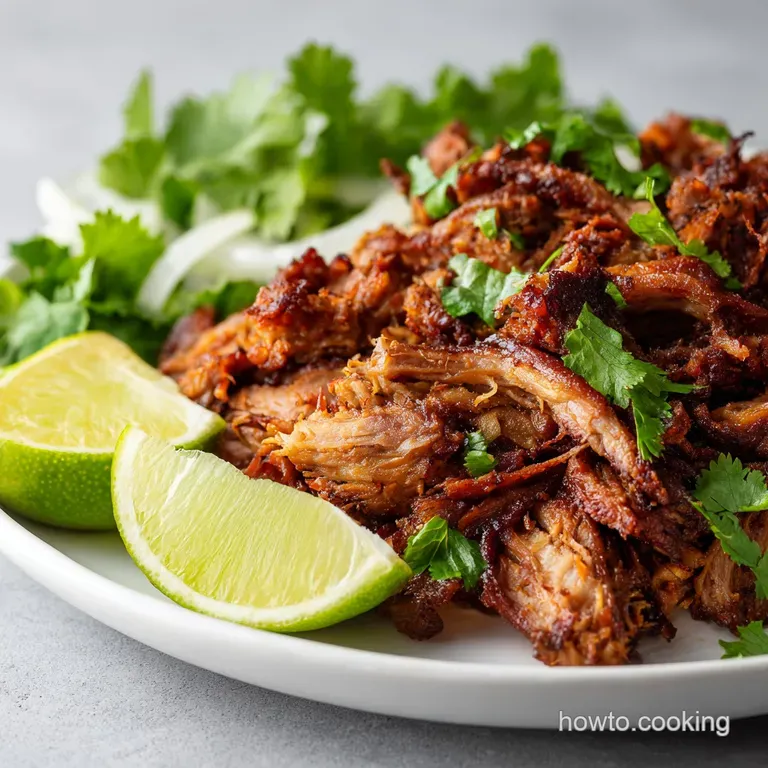 Instant Pot Carnitas: Proper Crispy Mexican Pork presentation