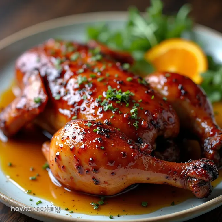 Classic Roast Duck with a Sticky Zesty Orange Glaze