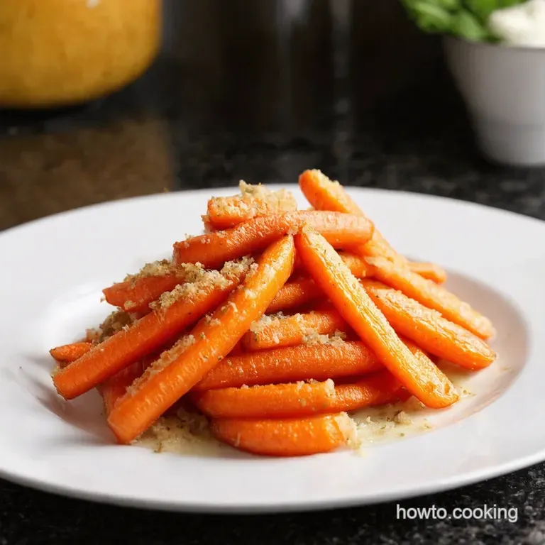 Crispy Parmesan Roasted Carrots Veggie Perfection presentation