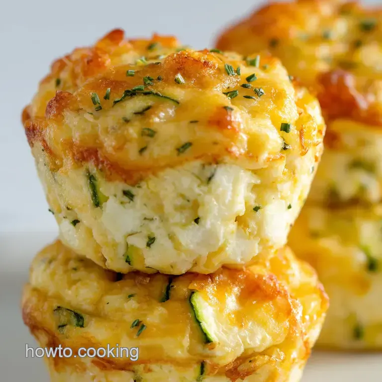 Crispy Parmesan Zucchini Potato Muffins presentation