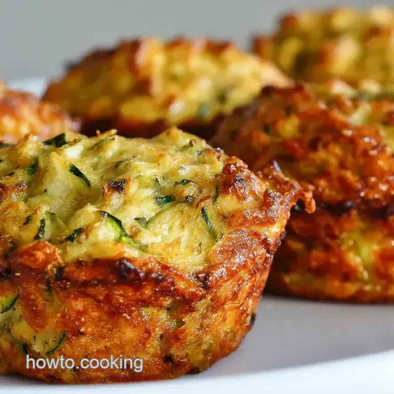 Crispy Parmesan Zucchini Potato Muffins