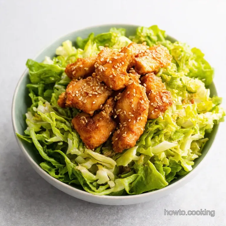Crispy Sesame Chicken Cabbage Salad Your Weeknight Winner