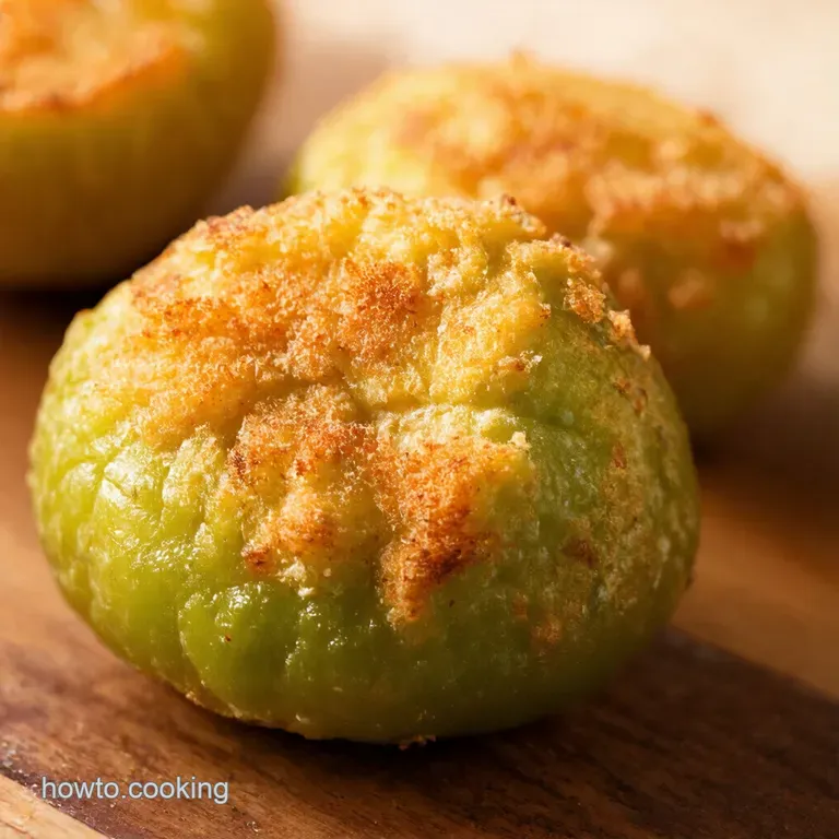 Crispy Southern Fried Green Tomatoes presentation