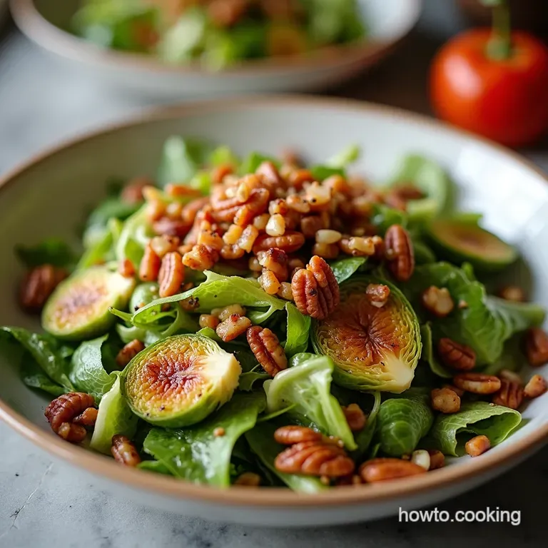 The Great Autumn Crunch Crispy Shaved Brussels Sprout Salad
