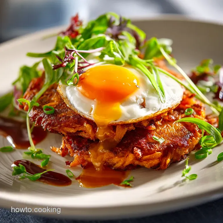 Sweet Potato Hash Browns Crispy Golden Perfection for Sunday Brunch presentation