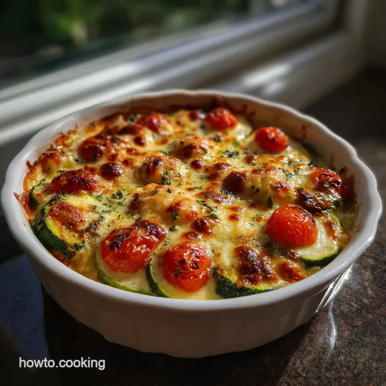 The Ultimate Zucchini Tomato Bake Casserole presentation