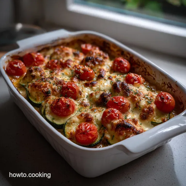 Zucchini Tomato Bake: Crisp Veggies & Melted Cheese
