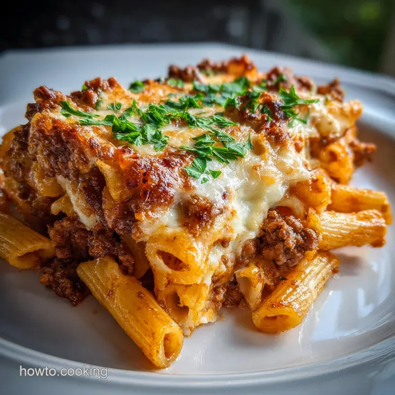 Delicious Crockpot Baked Ziti With Ground Beef