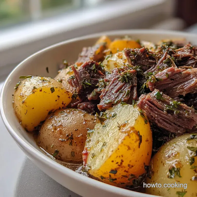 Crockpot Recipe with Beef and Potatoes