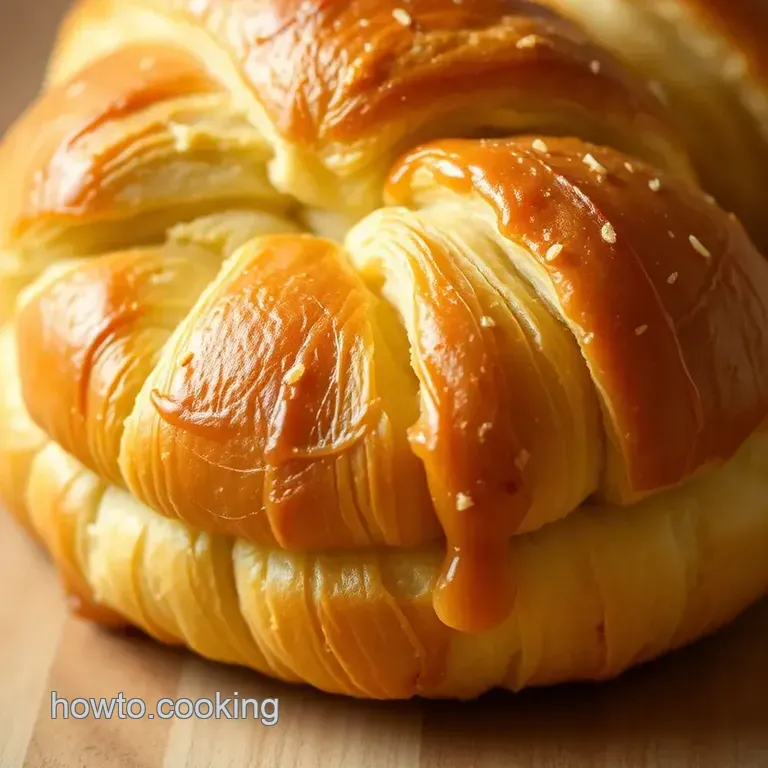 Croissant Bread Loaf presentation