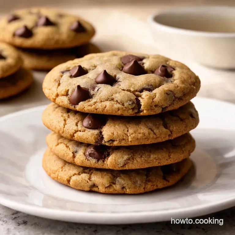 Crumbly Chewy Chocolatey Oatmeal Chocolate Chip Cookies presentation
