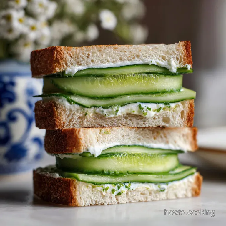 Cucumber Sandwiches: Creamy & Crisp