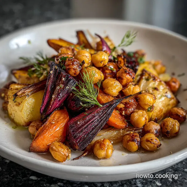 Daniel Fast Food Recipe with Roasted Vegetables