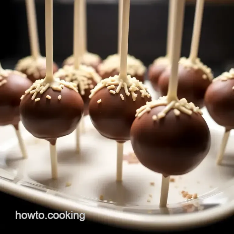 Decadent Chocolate Cake Pops &ndash; a Sweet Copycat Delight! presentation