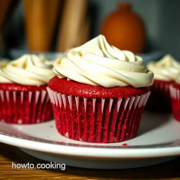 Decadent Classic Red Velvet Cupcakes with Cream Cheese Frosting