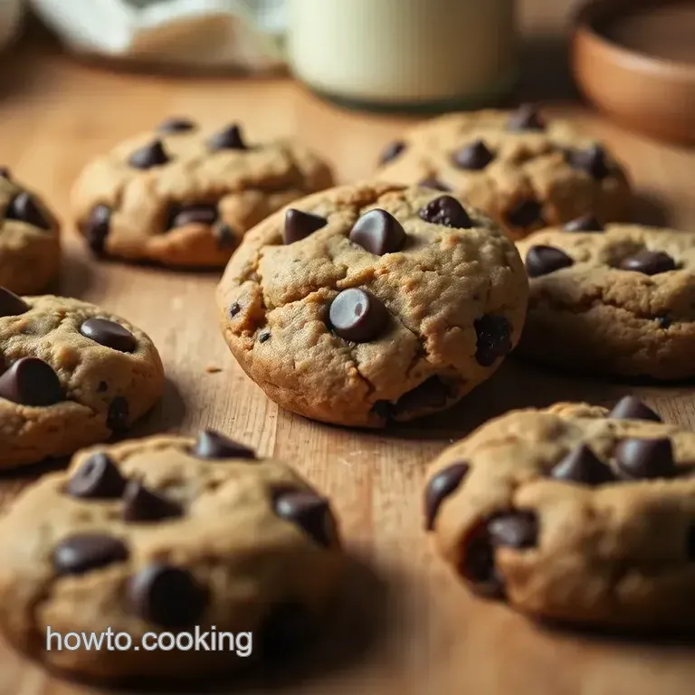 Decadent Egg-Free Chocolate Chip Cookies presentation