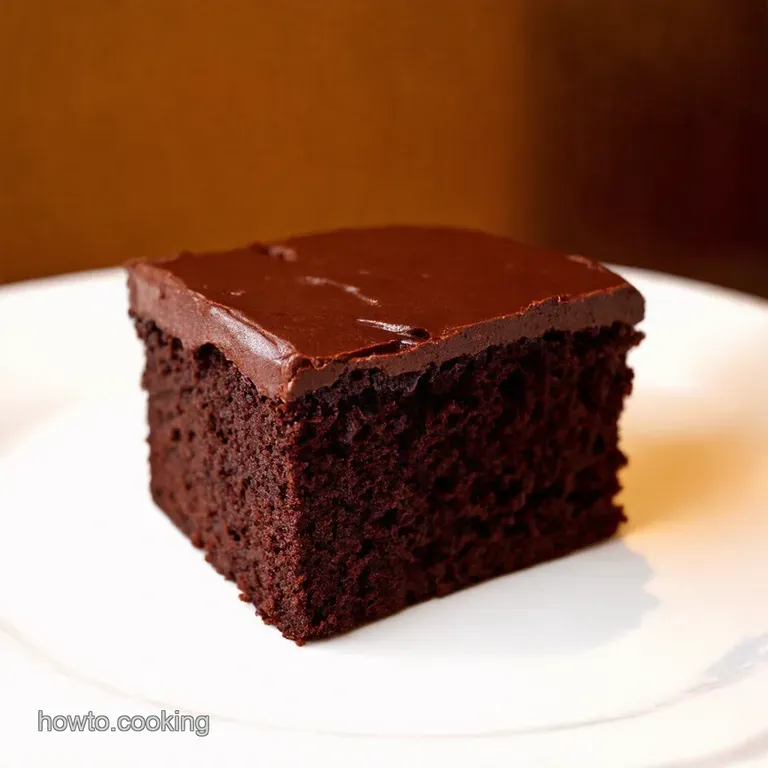 Decadent Mini Chocolate Indulgence Cake presentation