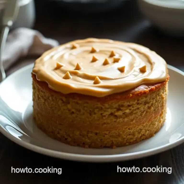 Decadent Peanut Butter Cake – A Creamy Nutty Delight presentation