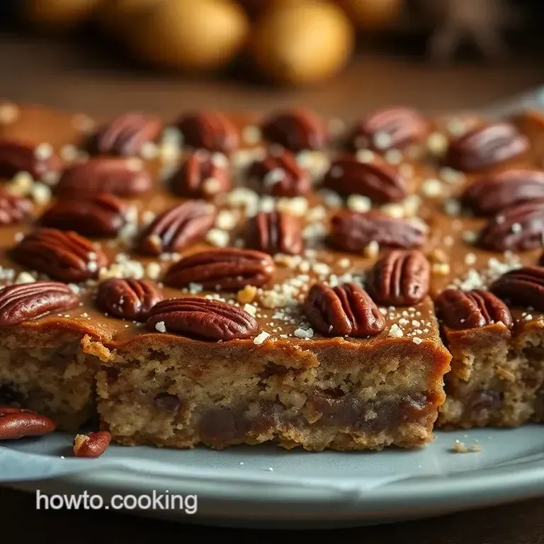 Decadent Pecan Turtle Bars