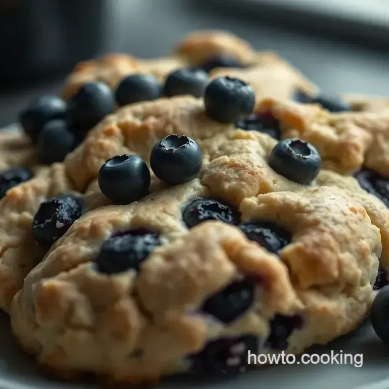 Delicious Blueberry Scones with Frozen Blueberries