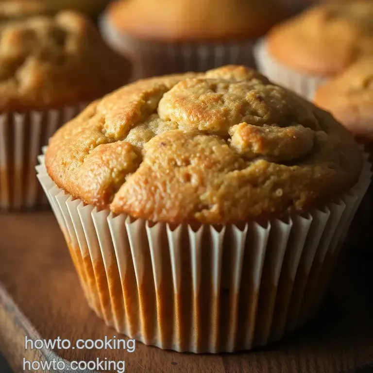 Deliciously Moist Banana Muffins presentation
