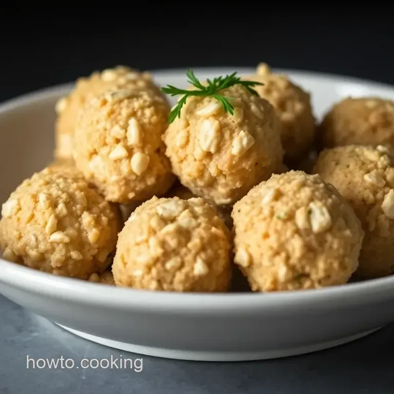 Delightful Crab Balls presentation