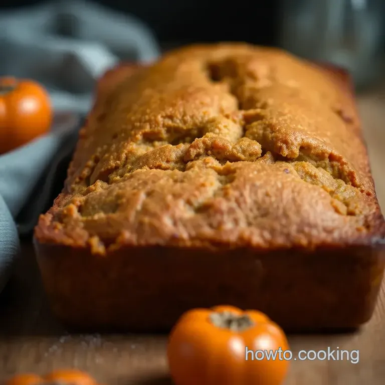 Delightful Persimmon Bread: a Seasonal Treat presentation