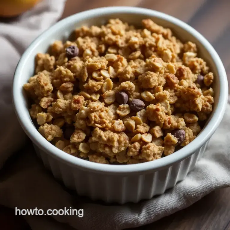Delightfully Crunchy Apple Crisp Topping presentation