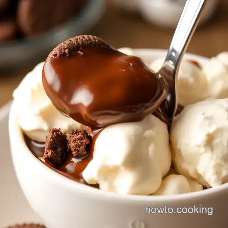 Decadent Chocolate-Covered Ice Cream Delights presentation