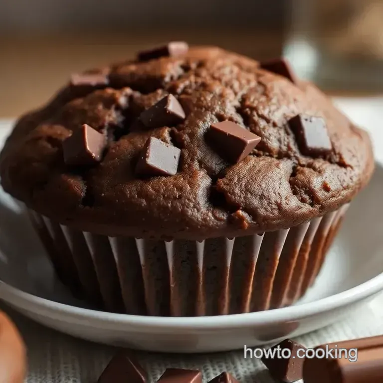 Double Chocolate Chunk Muffins