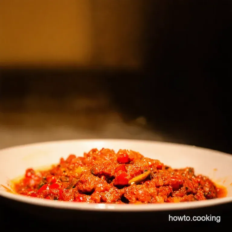 Dragons Breath Chili Oil presentation