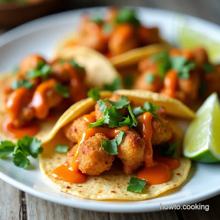 East Meets West Wonder Crispy Chicken Wonton Tacos with GingerLime Drizzle