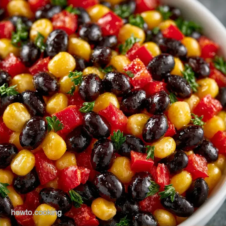 Easy Cowboy Caviar Recipe with Rotel