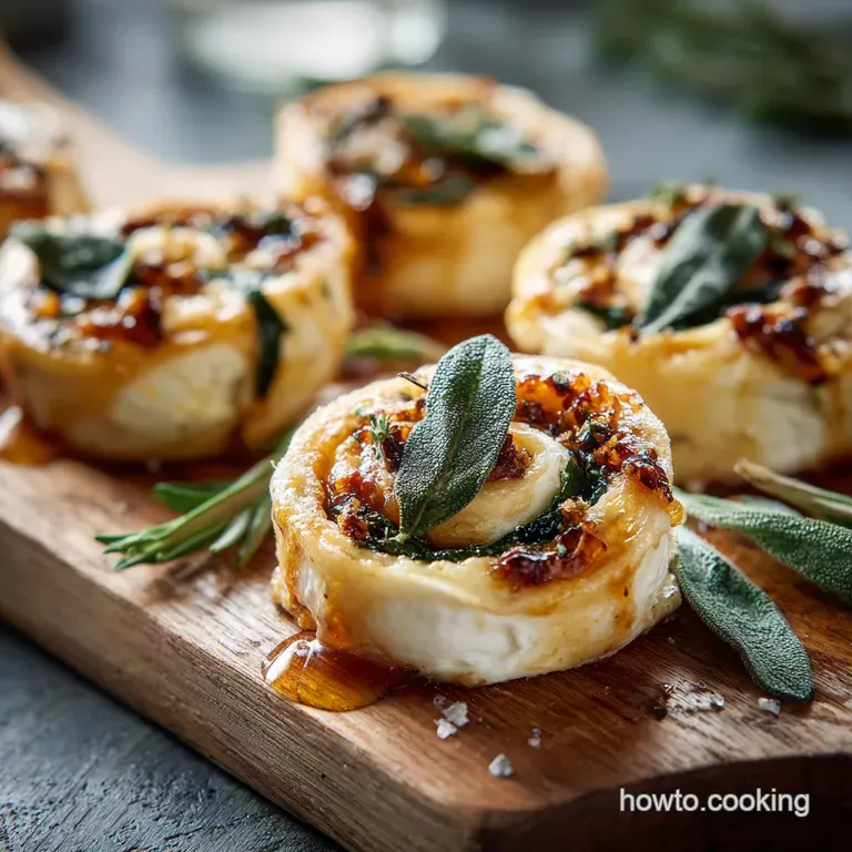 Thanksgiving Appetizers: Easy Brie Cranberry Pinwheels presentation