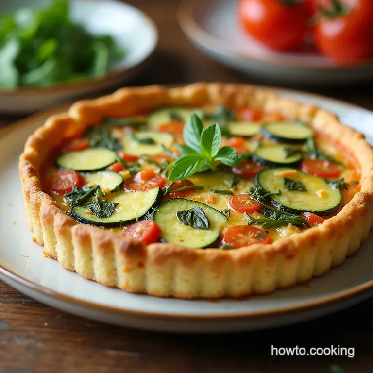 The Sunshine Saver Easy Crustless Garden Vegetable Quiche