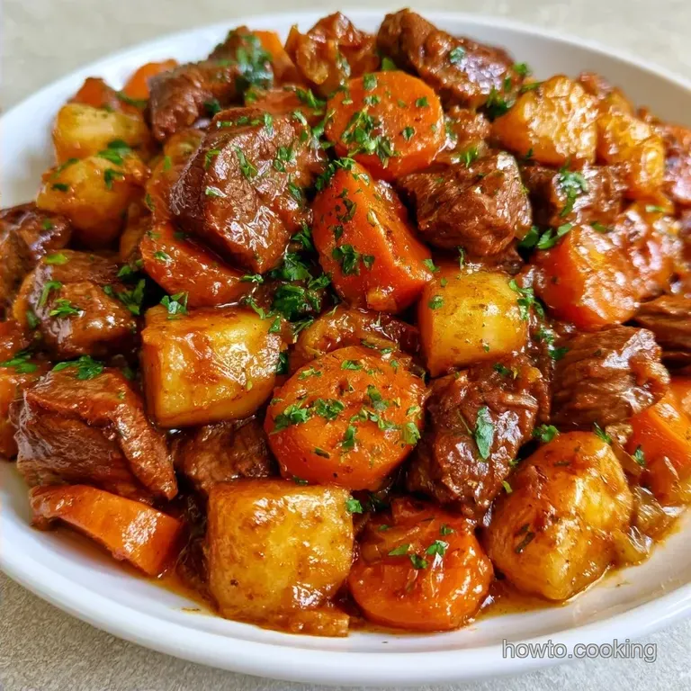 Easy Dutch Oven Ground Beef with Potatoes