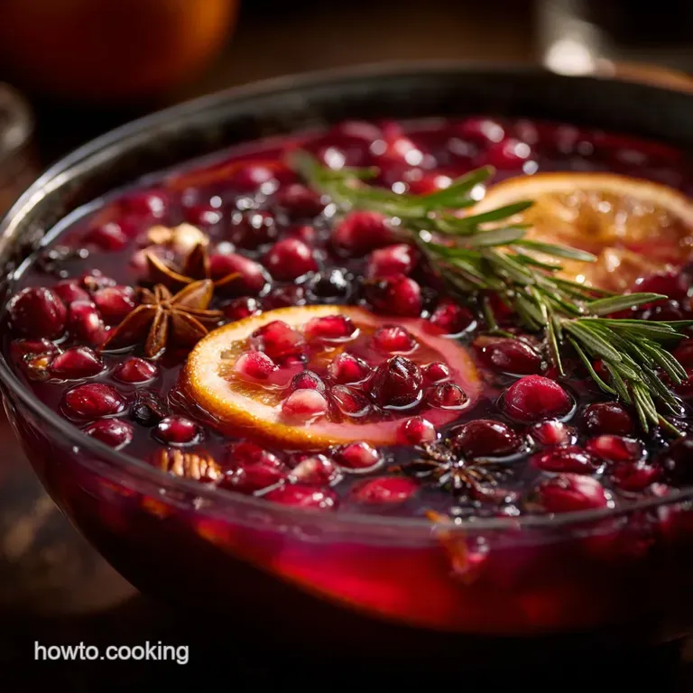 Festive Thanksgiving Punch: the Ultimate Make-Ahead Autumn Jewel presentation