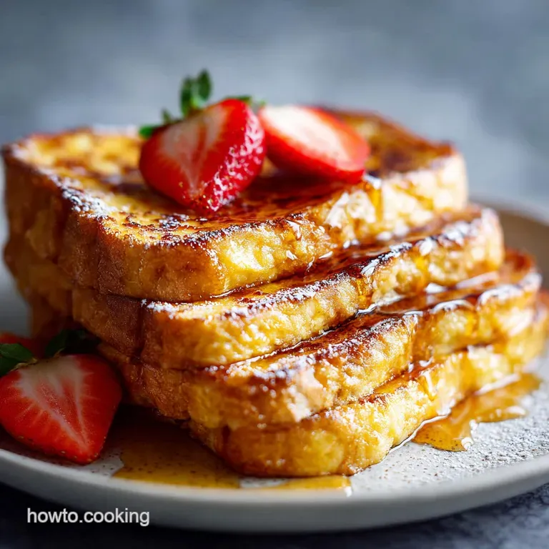 Classic French Toast with Spiced Custard