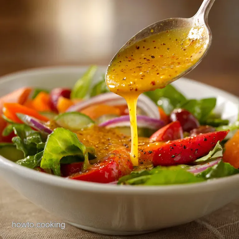 Healthy Salad Dressing: the Zesty 5-Minute Mediterranean Vinaigrette presentation