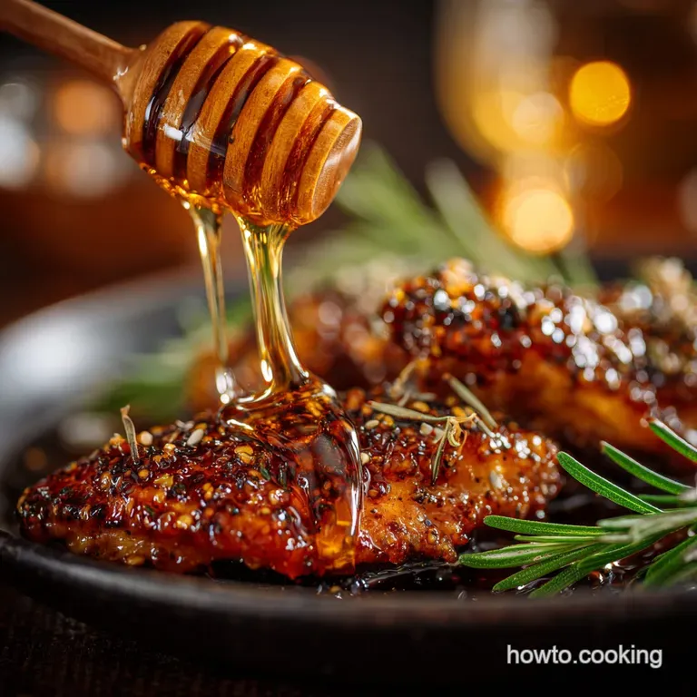 Hot Honey: the Glorious Golden Drizzle Recipe presentation